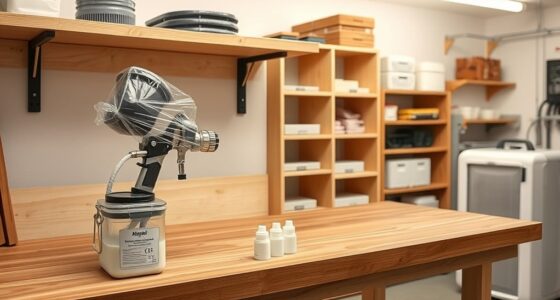 store airless sprayers properly