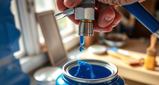 strain paint before spraying