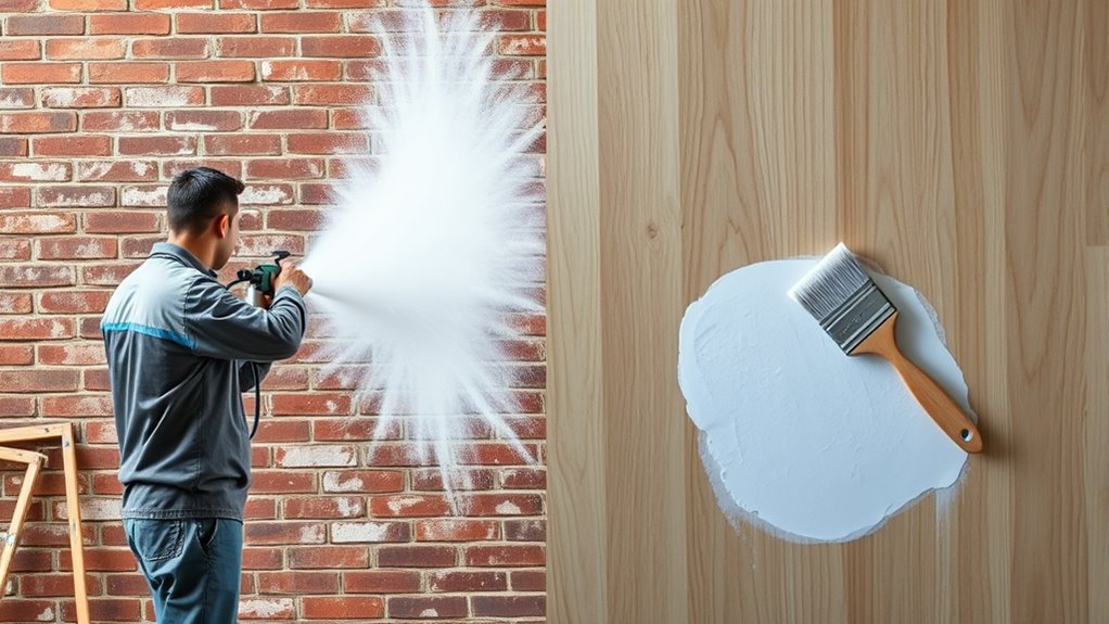 surface condition affects spraying speed