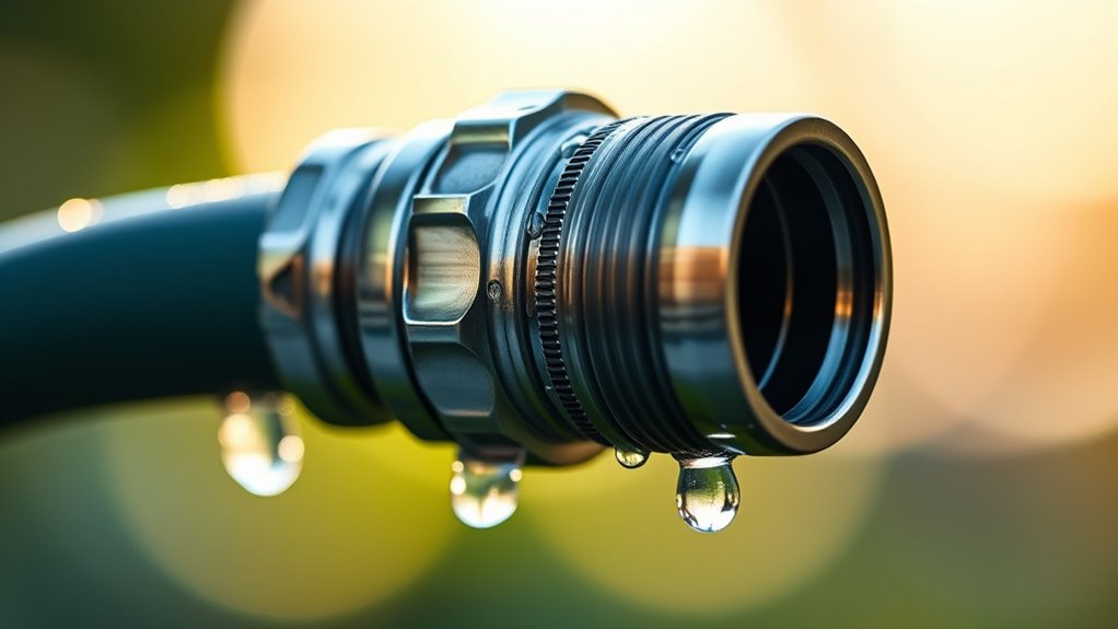 swivel fittings ensure secure leak free connections