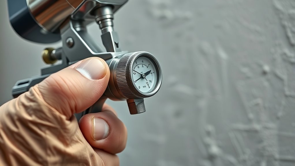 test spray pressure adjustments
