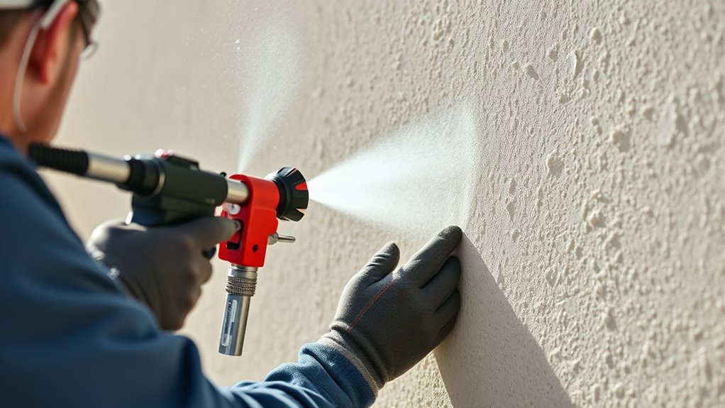 tip size for textured walls