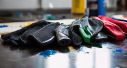 top spray painting gloves
