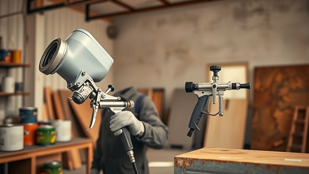 types of spray guns