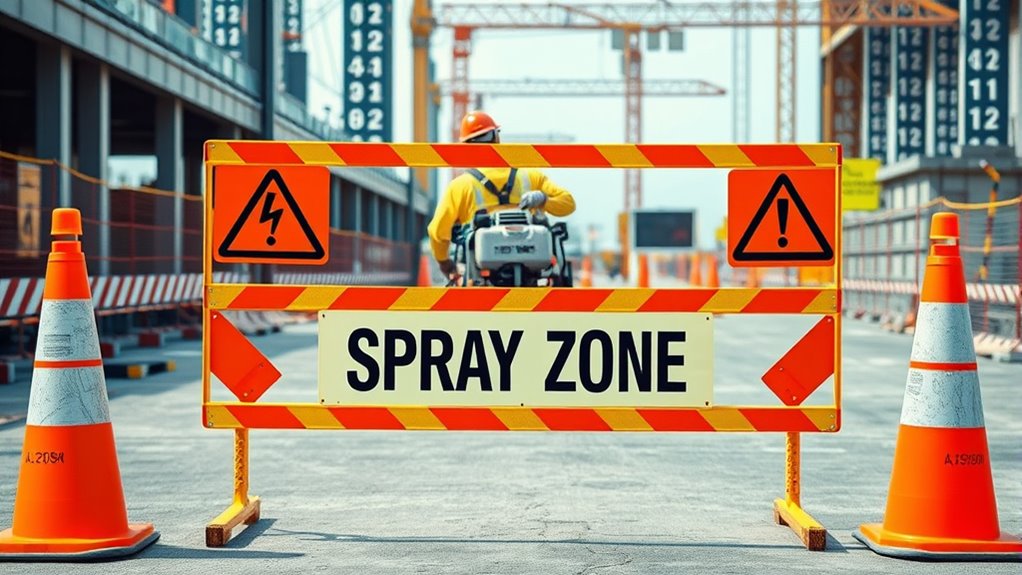 use clear warning signs