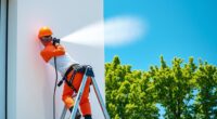 use scaffolding and safety gear