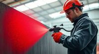 using airless sprayer for fireproofing