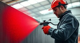 using airless sprayer for fireproofing