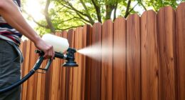 using airless sprayers for wood staining