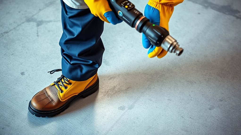 wear protective footwear and gear