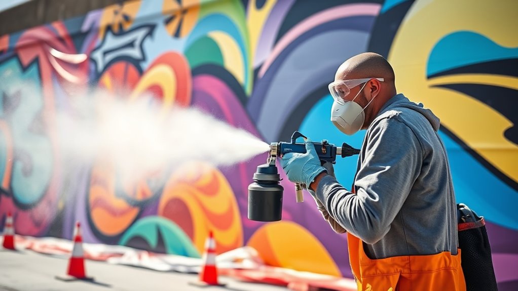 wear protective gear maintain ventilation