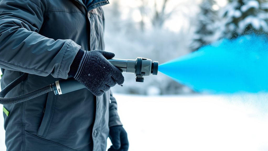 winter paint sprayer considerations