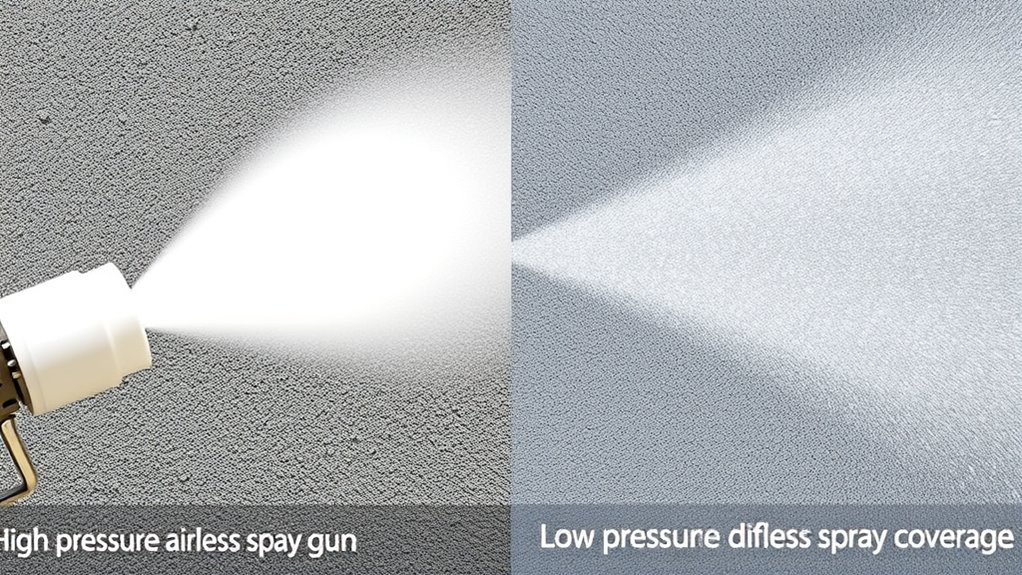 adjust spray pressure wisely
