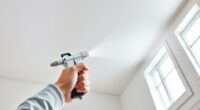 ceiling spray cleanup tips