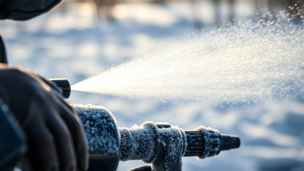 cold weather spraying tips