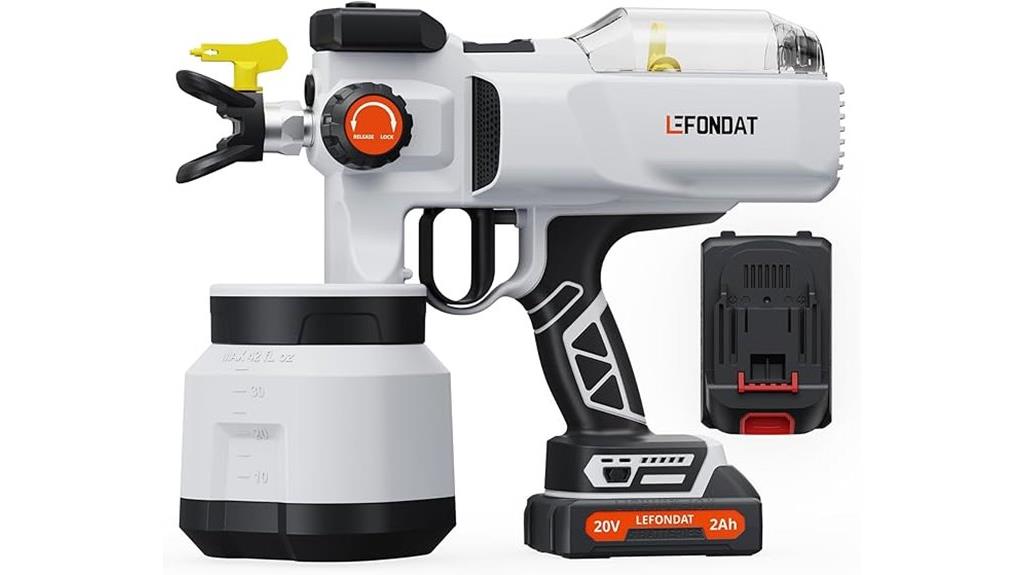 cordless airless paint sprayer