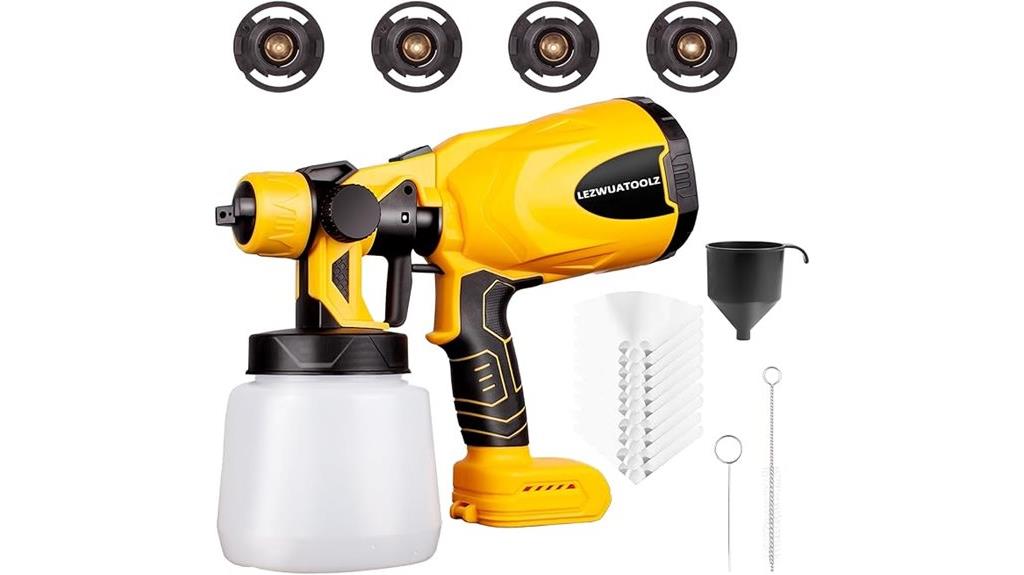 cordless dewalt paint sprayer
