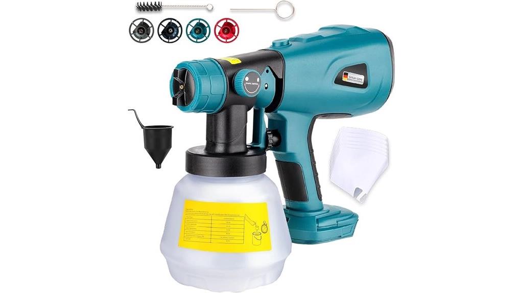 cordless makita paint sprayer