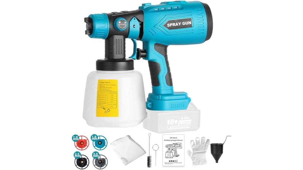 cordless makita spray gun