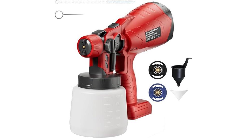 cordless milwaukee paint sprayer