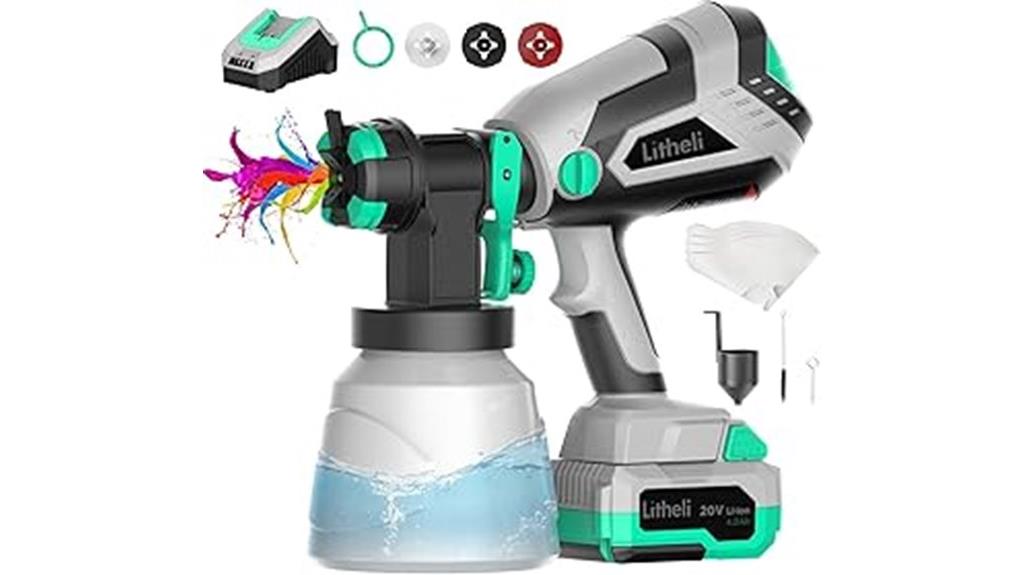 cordless paint sprayer battery