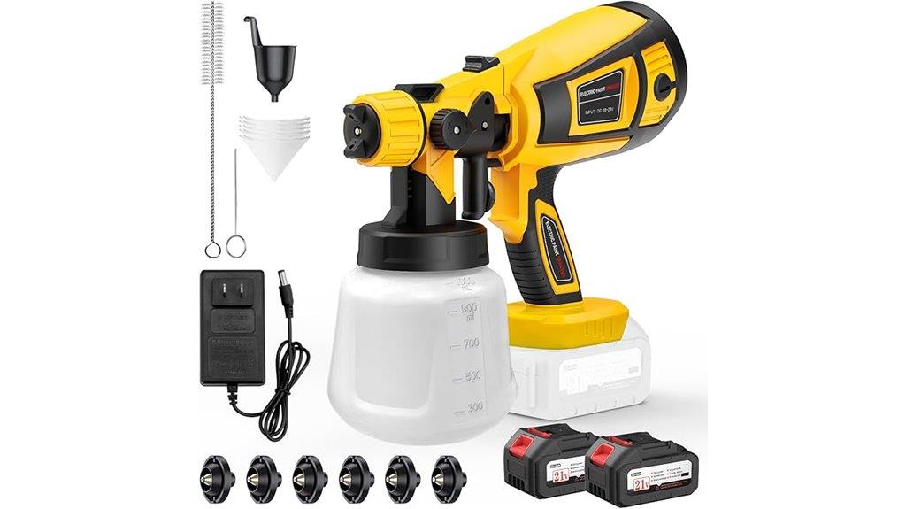 cordless paint sprayer set
