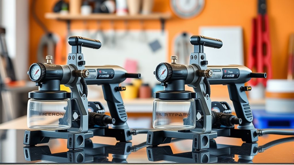 dual gun spray considerations