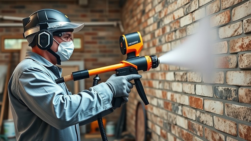 masonry sprayer selection criteria