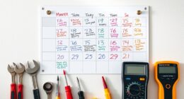 monthly maintenance checklist tasks