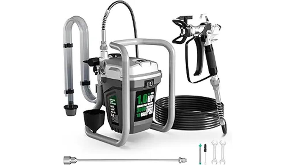 paint sprayer with extension