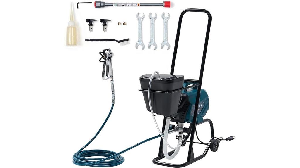 powerful 700w airless sprayer