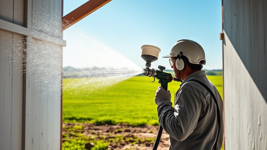 powerful versatile barn sprayer