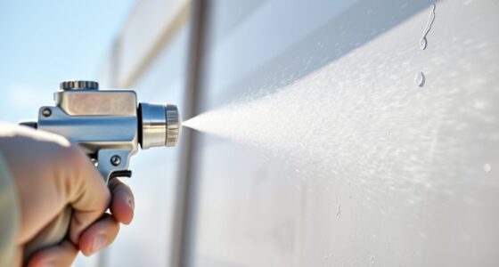 preventing spray flash off