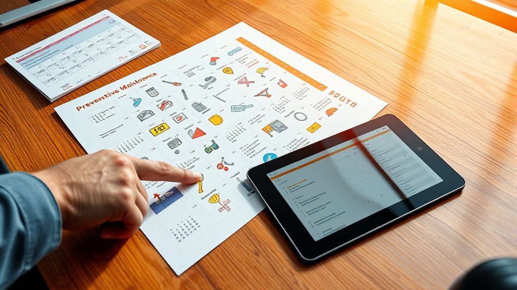 regular monthly equipment checks