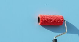 rolling paint instead of spraying