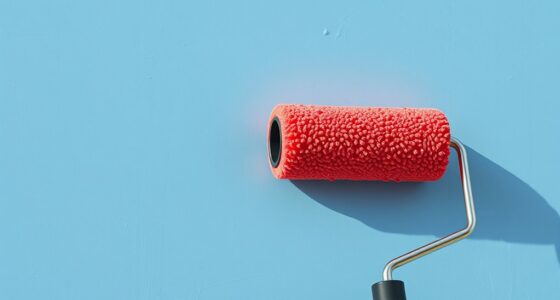 rolling paint instead of spraying