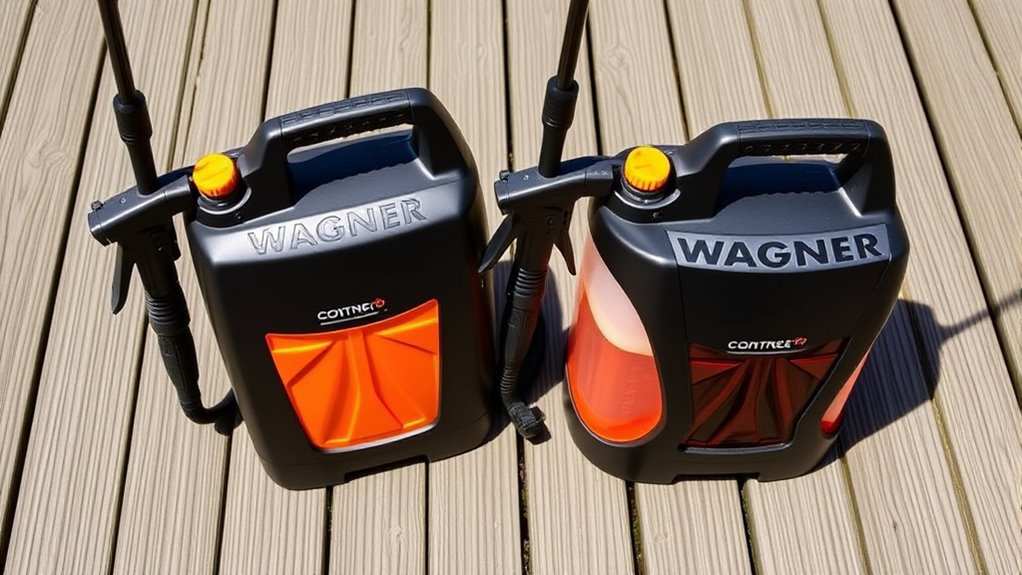 sprayer comparison 170 vs 190