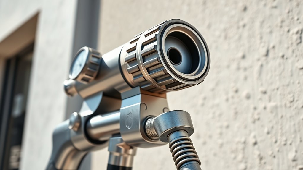 sprayer features for elastomeric