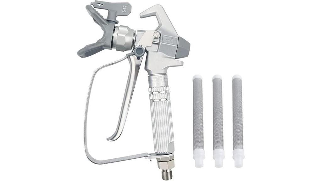three nozzle airless spray