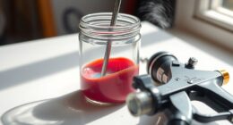 adjust paint with thinning