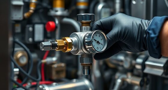 adjusting pressure control valve