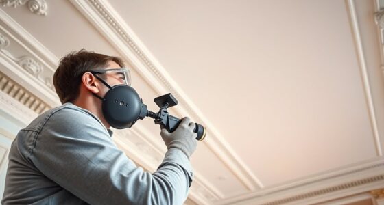 airless ceiling painting technique