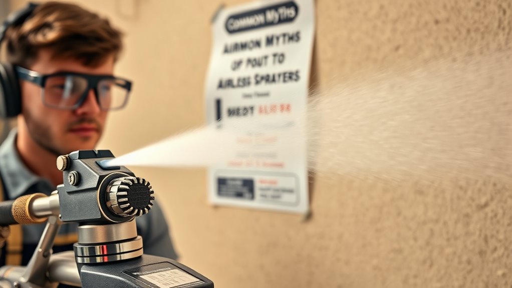 airless sprayer myths debunked