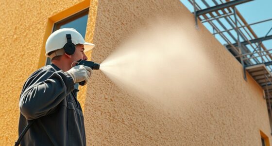 applying textured exterior coating