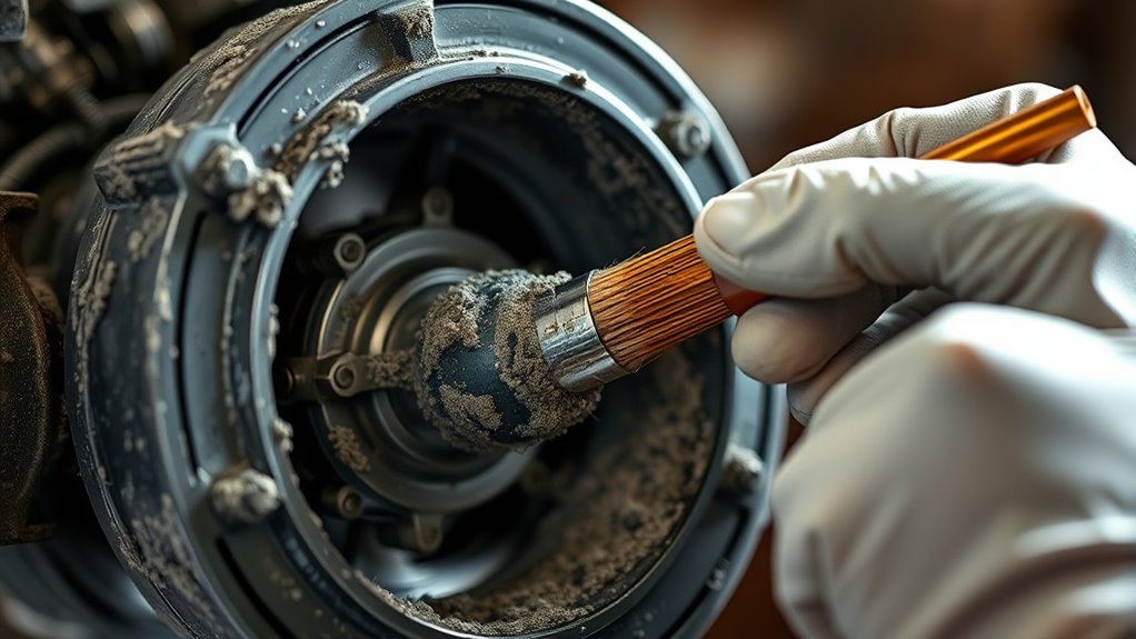 clean sprayer thoroughly regularly