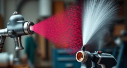 differences in spray pressure