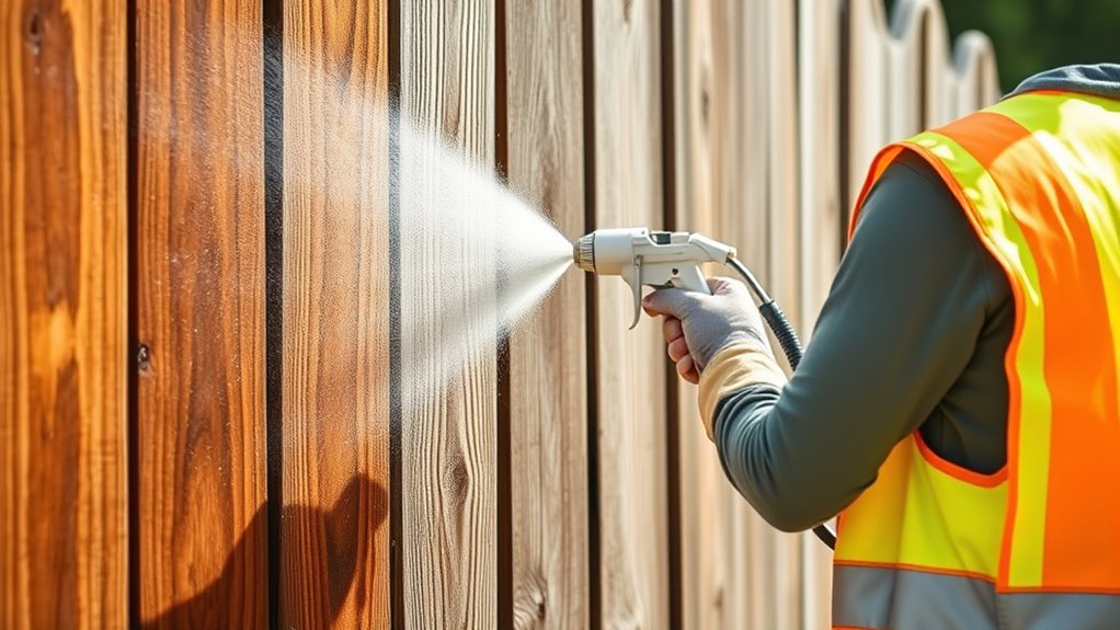 eco friendly fence staining techniques