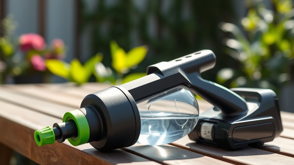 efficient ergonomic cordless sprayers