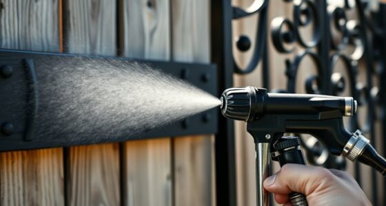 fence and gate spraying