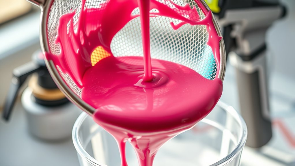 filter paint before spraying